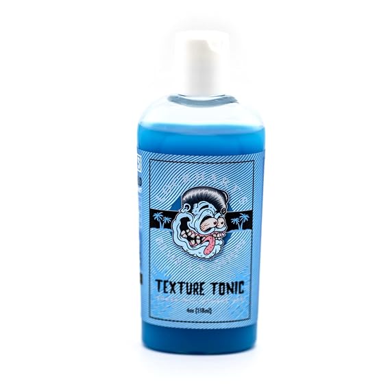 Lockharts Blue LaGoon Texture Tonic High-Performing Grooming Tonic for All Day Texture & Hold Algae, Cucumber, Rosemary & Avocado for Heat Protection Bedhead to Bar-Ready in Seconds 8 oz