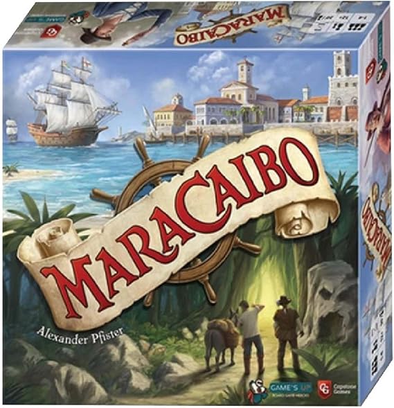 Capstone Games: Maracaibo, Big Box Strategy Board Game, Unique Story Mode Feature, A Nondestructive Legacy-Like Experience, 1 to 4 Players, Ages 12 and Up