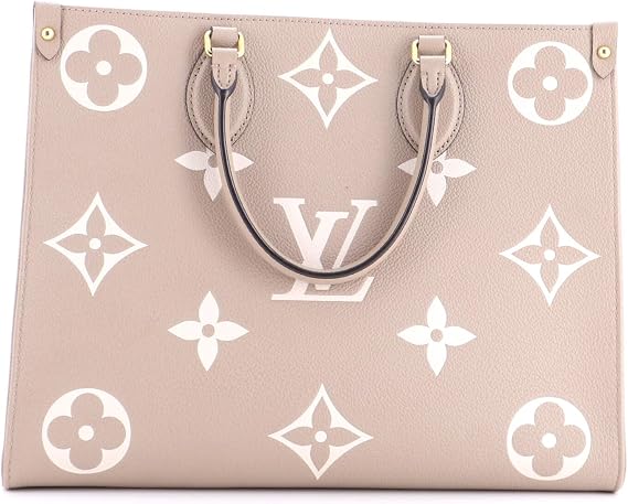 Pre-Loved OnTheGo Tote Bicolor Monogram Empreinte Giant MM, Neutral