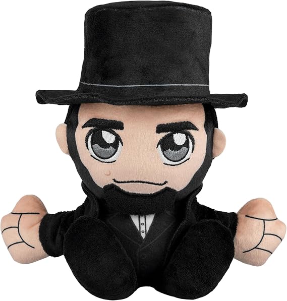 Bleacher Creatures Abraham Lincoln 8" Kuricha Plush - Soft Chibi Inspired Toy