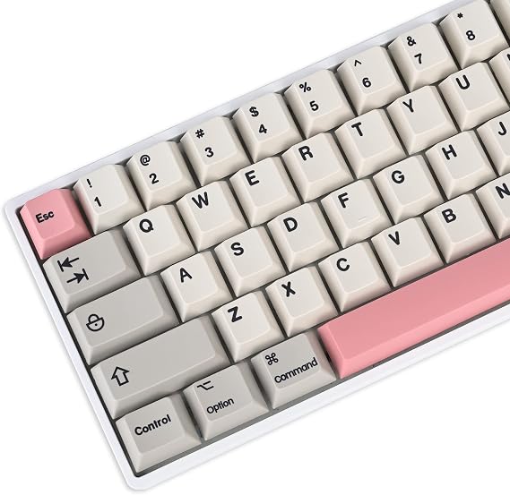 Cherry Profile PBT Keycaps 178 Key Set, Oil Proof Fade Resistant Keycaps Fit 60%/65%/75%/80%/TKL/100% Mechanical Keyboard (9009-Cherry)