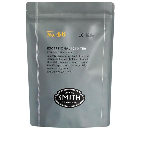 Steven Smith Teamaker, Exceptional Iced Tea, 10 One Quart Sachets