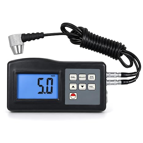 TM-8812 Ultrasonic Thickness Gauge for Metal, 1.2-200 mm (0.05-8 in)
