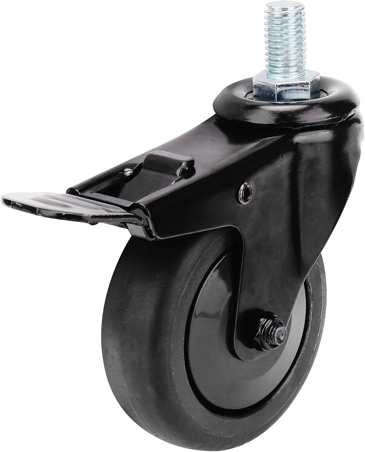 Pellet Grill Locking Caster Wheel Replacement for Pit Boss Navigator, Austin XL, Sportsman, Louisiana Grill - 3” Heavy-Duty Swivel Grill Wheel
