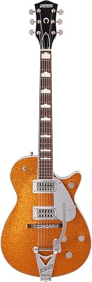 Gretsch G6129T-89VS Vintage Select 89 Sparkle Jet Electric Guitar - Gold Sparkle