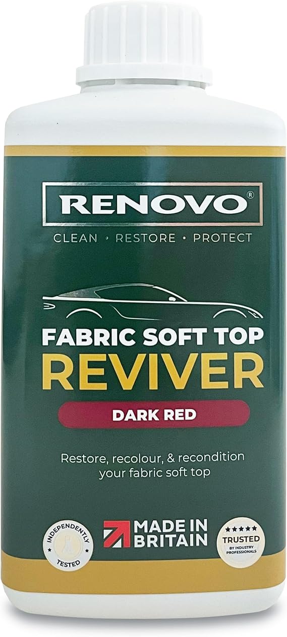 Renovo International Soft Top Reviver, Dark Red, 500 ml