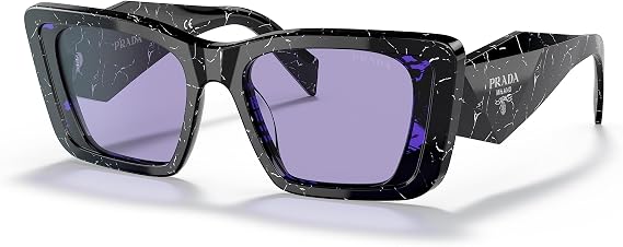Prada PRADA SYMBOLE PR 08YS Violet Black Marble/Violet 51/18/145 women Sunglasses
