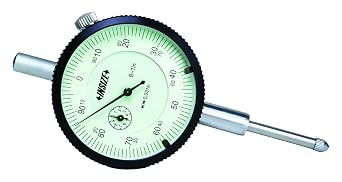 INSIZE 2307-0255 Dial Indicator, .25", Graduation .0005"