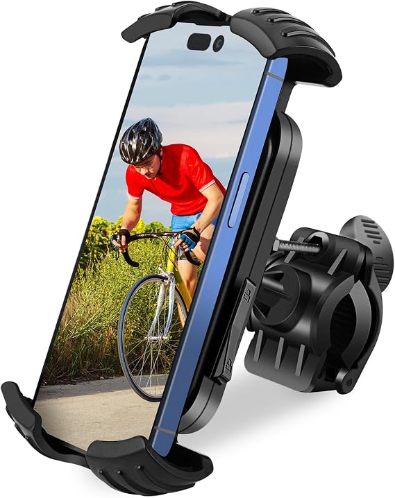 Bike Phone Holder, 360 Degree Rotation Phone Holder for Bike
