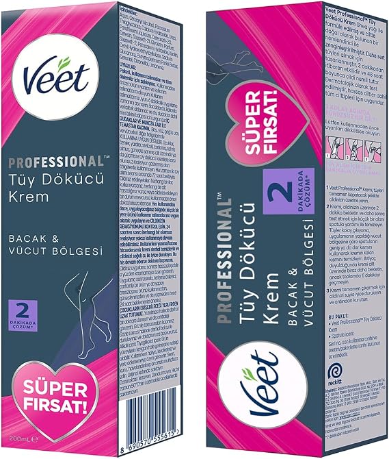 Veet Professional Depilatory Cream 200 ml