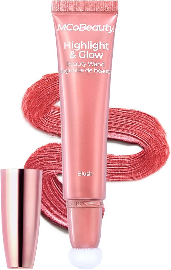 MCoBeauty Highlight & Glow Beauty Wand Liquid Highlighter - Radiant Pink