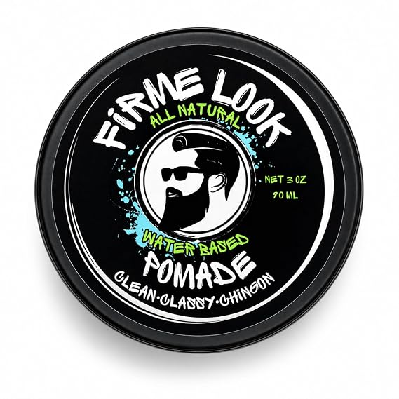 Water Based Pomade for Men, Medium Hold & Shine