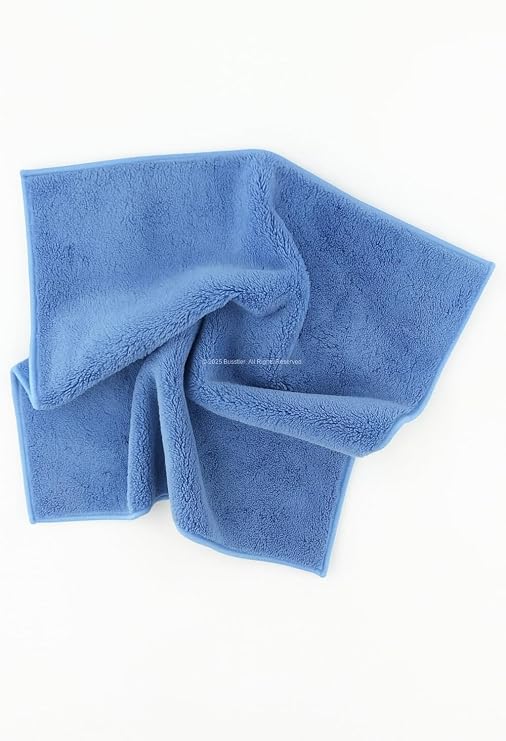 Busstier Mikrofiber Araba Kurulama Havlusu, 50x70 cm, Leke Bırakmaz, Süper Emici, Çift Katlı, Oto Cam Temizlik Havlusu, Araç İçi Dış Temizlik Bezi, Hızlı Kuruyan, Yumuşak, Çizmez, Dayanıklı, Araba Bak