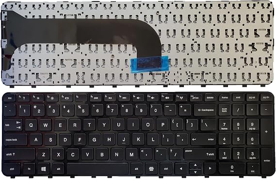 Laptop Replacement Keyboard US for HP Envy M6-1000 M6T-1000 M6-1100 HP406-AR M6-1200 with Frame,No Backlit,No TrackPoint