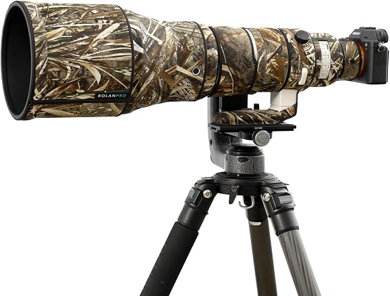 ROLANPRO Camouflage Lens Cover for Sigma 300-600mm F4 DG OS Sports Lens Protective Sleeve Protection Case Rain Cover-#9 Grass camo Waterproof