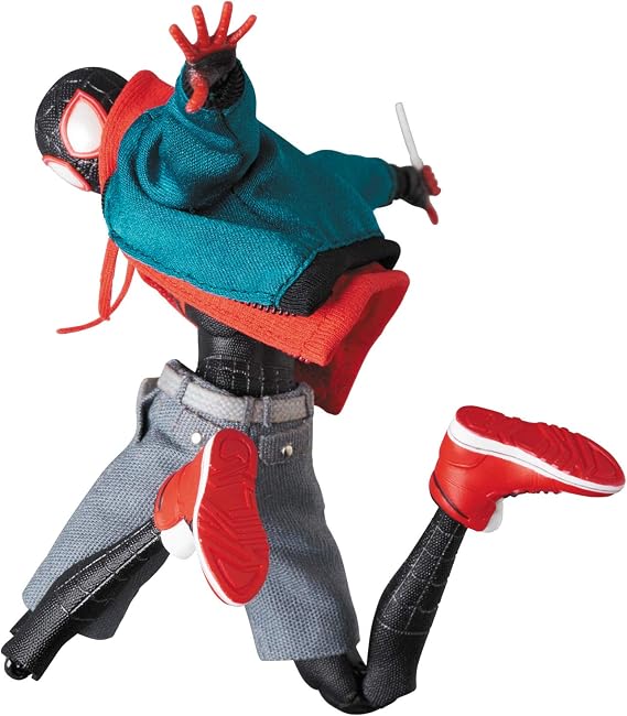 MAFEX SPIDER-MAN Miles Morales "SPIDER-MAN: INTO THE SPIDER-VERS" Edition Painted Action Figure