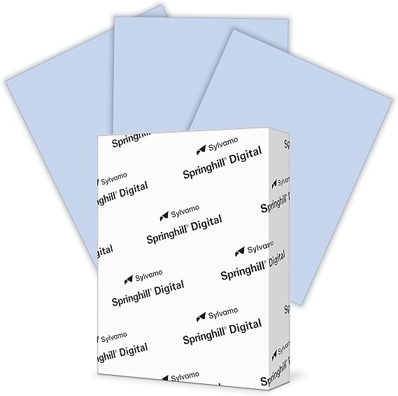 Springhill 8.5 x 11 Orchid Copy Paper, 24lb Bond/60lb Text, 89gsm, 500 Sheets (1 Ream) Colored Printer Paper with Smooth Finish Versatile and Flexible Computer Paper 024040R