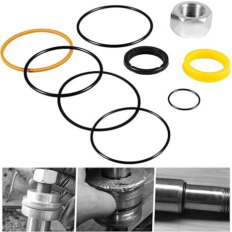 7135551 Tilt Hydraulic Cylinder Seal Kit Fits for Bobcat Skid Steer Loader 630 631 632 641 642 643 645 653 730 731 732 741 742 751 753 843 853