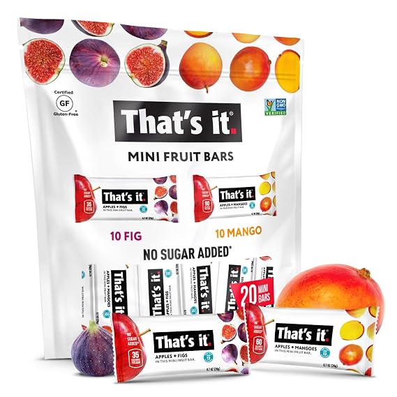 That's it. Mini Fruit Bars Variety (20 Pack)