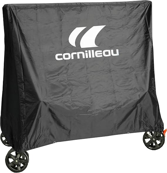 CORNILLEAU - PREMIUM Outdoor ping pong table cover for foldable tables - Grey (slate) - Polyester