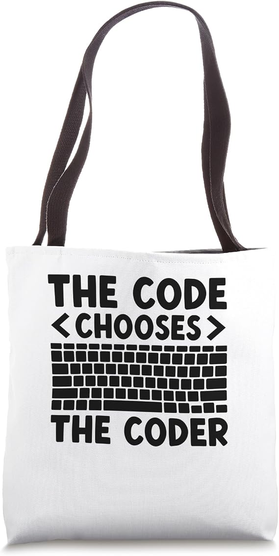 The Code Choose The Coder Computer Programming Coding Tote Bag