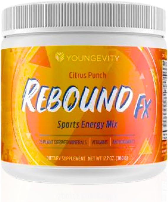 Youngevity Rebound FX Citrus Amino Acid Energy Drink Powder, 360g Package