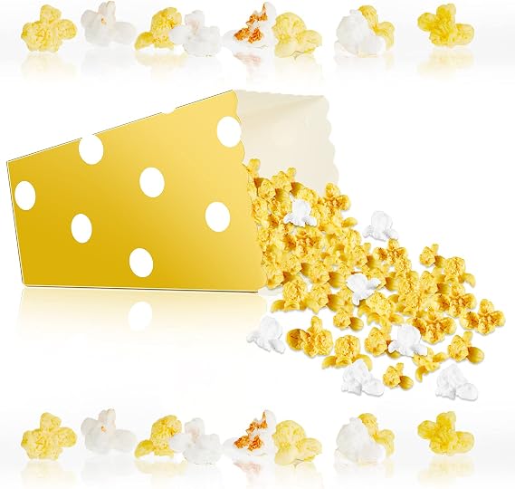 Janinka 80 PC Fake Popcorn Artificial Resin Popcorn Miniature Prop Figurine
