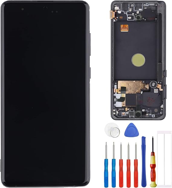 AMOLED Display Compatible with Samsung Galaxy Note 10 Lite SM-N770F SM-N770F/DS 6.7" LCD Touch Screen Display Assembly with Tools(Aura Black)