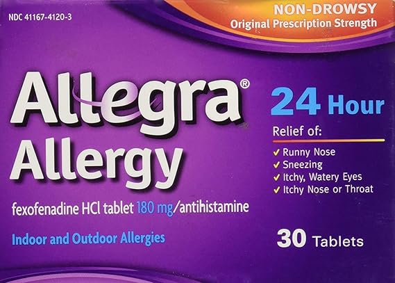 Allegra Allergy 24 Hour, 30 CT (Pack of 1)