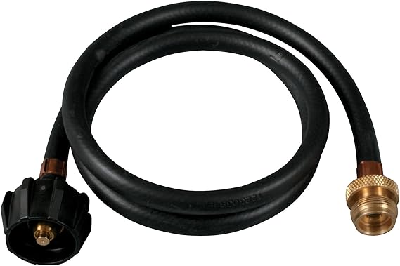 Char-Broil 4-Foot Hose and Adapter, Black