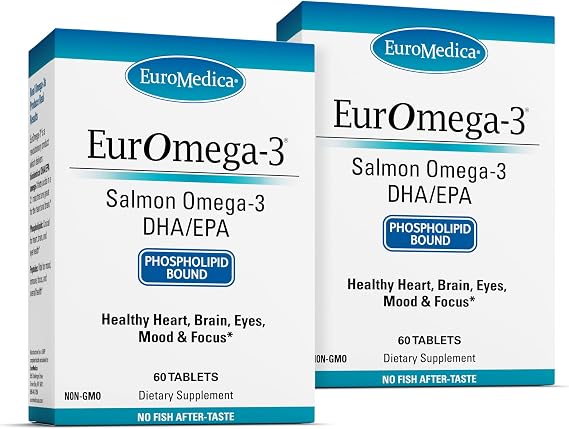 EuroMedica EurOmega - Brain & Heart Health - 60 Count
