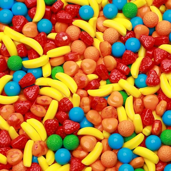 Fruit Runts Candy 30 LB (13.6 kg) Assorted Fruit Hard Candy Bulk for Vending Machine Party Favors Goody Bags Cake Decorations Pinata Candy Mix Gumball Machine Refills Fruit Shaped Candy