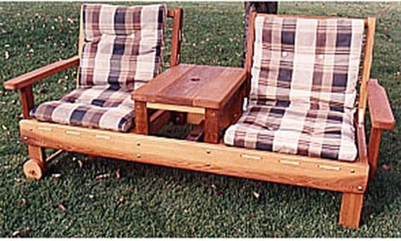Woodcraft Project Paper Plan To Build Tete-A-Tete - Material Not Included
