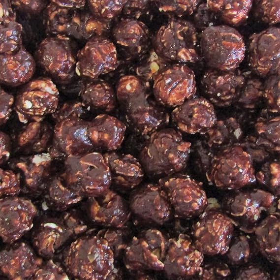 Gourmet Chocolate Popcorn by Its Delish, 2 lbs Bulk Bag Festive Caramel Corn Air Popped Sweet and Crunchy Glazed Carmel Corn Snack, Movie Night, Parties, Events - Gluten Free, Vegan, Kosher