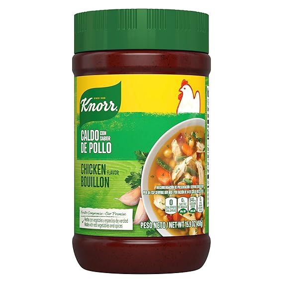 Knorr Chicken Granulated Bouillon Powder 15.9 oz, Caldo de Pollo, Soups 1PK