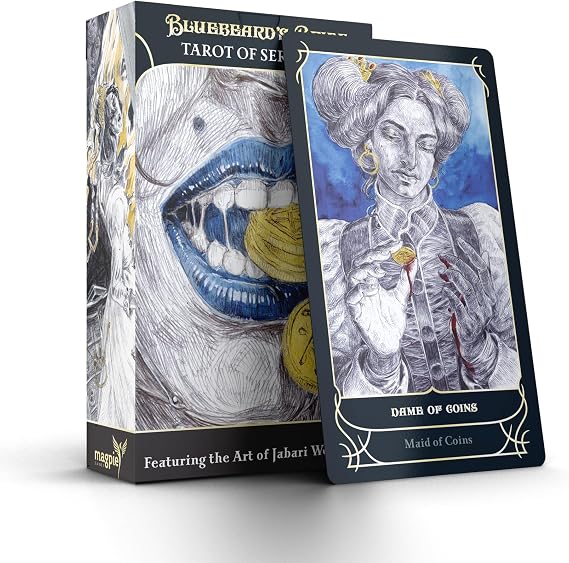 Magpie Games Bluebeard's Bride: Tarot of Servants, Dark Fantasy Tarot Cards
