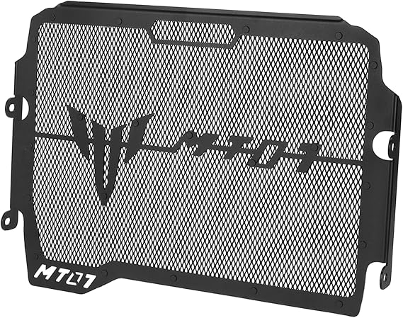 YUANQIAN Motorcycle Radiator Grille Guard Cover Compatible With MT-07 MT07 MT 07 2019 2020 2021 2022 2023 2024-Black