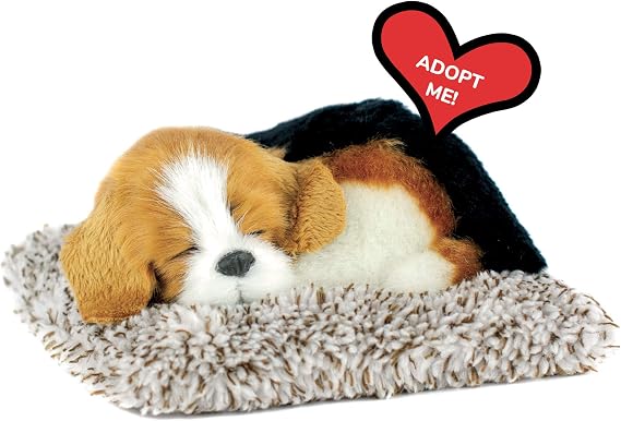 Perfect Petzzz - Mini Beagle, Stuffed Animals for Girls and Boys, Dog Toys for Kids and Elderly, Battery-Operated Live Pet Toys, Companion Realistic Dog