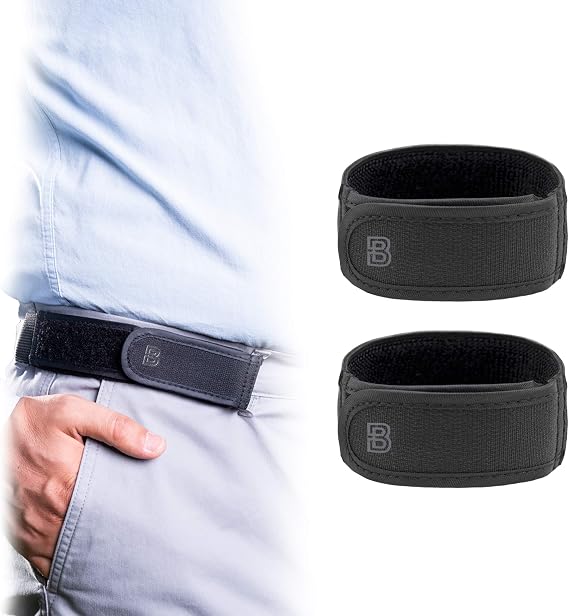 BeltBro Titan No Buckle Elastic Belt For Men Fits 1.5 Inch Belt Loops, Comfortable and Easy To Use