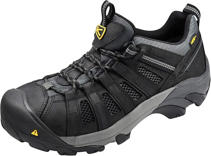 KEEN Utility Mens Flint Low Steel Toe Work Shoes