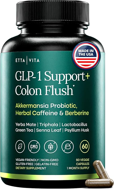 GLP-1 Colon Cleanse with Akkermansia and Berberine for Weight Management