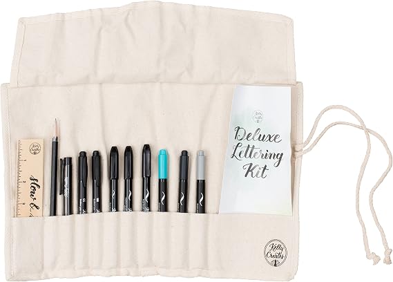 Kelly Creates Deluxe Lettering Kit 13/Pkg-Canvas