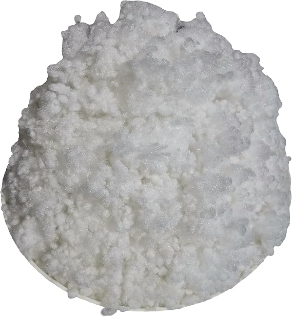 Polyester Fiber Fill Pearl Cotton High Resilience fluffiness Pure White Color Stuffing for DIY Dolls Pillow Clothing Cushion Pet Beds (0.22, Pounds)