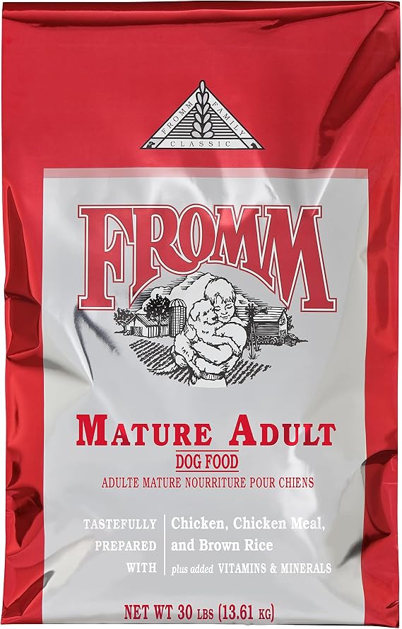 Fromm Classic Mature Adult Dog Food - Dry Dog Food - Chicken Recipe - 30 lb