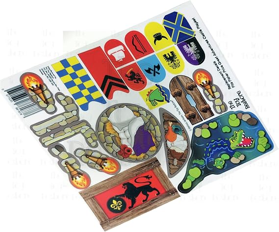 Toy Restore Replacement Stickers Fits Great Adventures Castle Playset #77110