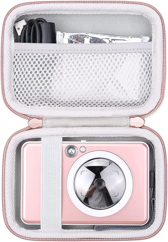 co2CREA Hard Case for Canon Ivy 2 Wireless Photo Printer, Rose Gold