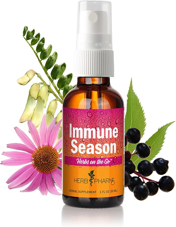 Herb Pharm Herbs on The Go Portable Spray: Immune Season, 1 Ounce
