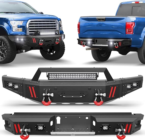 Front Bumper + Rear Bumper Combo for Ford F150 2015 2016 2017