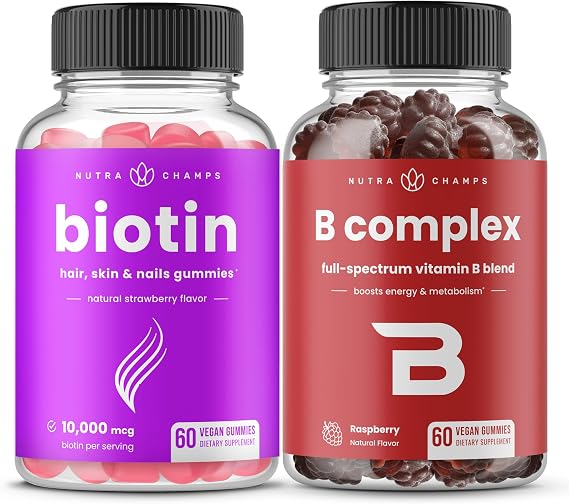 NutraChamps Biotin & B Complex Gummies
