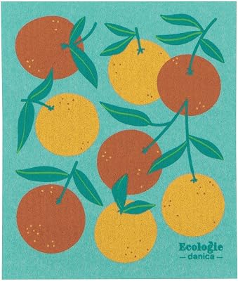Oranges Swedish Sponge Cloth